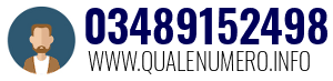 Numero di telefono 03489152498 03489152498