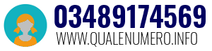 Numero di telefono 03489174569 03489174569