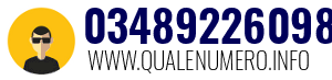 Numero di telefono 03489226098 03489226098