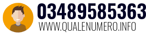 Numero di telefono 03489585363 03489585363