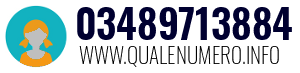Numero di telefono 03489713884 03489713884