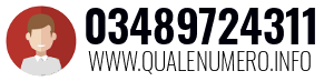 Numero di telefono 03489724311 03489724311
