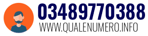 Numero di telefono 03489770388 03489770388