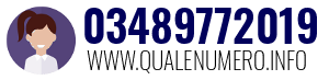 Numero di telefono 03489772019 03489772019
