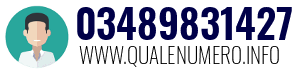 Numero di telefono 03489831427 03489831427