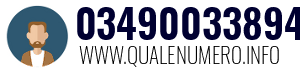 Numero di telefono 03490033894 03490033894
