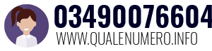 Numero di telefono 03490076604 03490076604