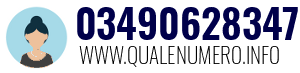 Numero di telefono 03490628347 03490628347