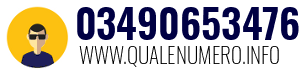 Numero di telefono 03490653476 03490653476