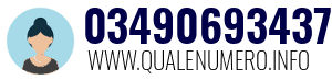 Numero di telefono 03490693437 03490693437