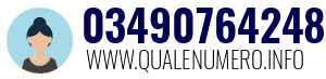 Numero di telefono 03490764248 03490764248