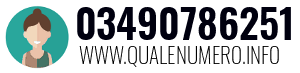 Numero di telefono 03490786251 03490786251