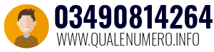 Numero di telefono 03490814264 03490814264