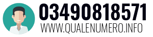 Numero di telefono 03490818571 03490818571