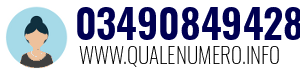 Numero di telefono 03490849428 03490849428
