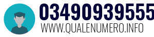 Numero di telefono 03490939555 03490939555