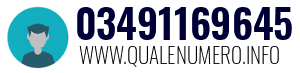 Numero di telefono 03491169645 03491169645