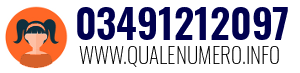Numero di telefono 03491212097 03491212097
