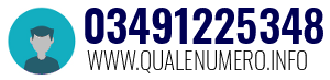 Numero di telefono 03491225348 03491225348