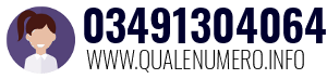 Numero di telefono 03491304064 03491304064