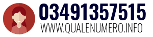 Numero di telefono 03491357515 03491357515