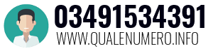 Numero di telefono 03491534391 03491534391