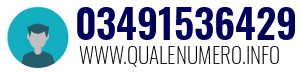 Numero di telefono 03491536429 03491536429
