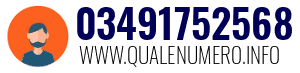 Numero di telefono 03491752568 03491752568