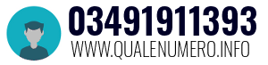 Numero di telefono 03491911393 03491911393