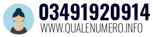 Numero di telefono 03491920914 03491920914