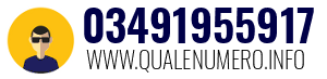 Numero di telefono 03491955917 03491955917