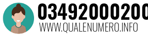 Numero di telefono 03492000200 03492000200