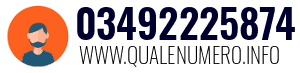 Numero di telefono 03492225874 03492225874