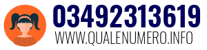 Numero di telefono 03492313619 03492313619