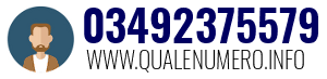 Numero di telefono 03492375579 03492375579