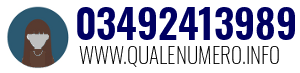 Numero di telefono 03492413989 03492413989