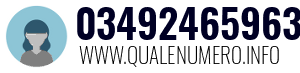 Numero di telefono 03492465963 03492465963