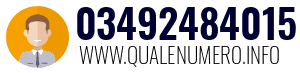 Numero di telefono 03492484015 03492484015