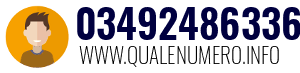 Numero di telefono 03492486336 03492486336