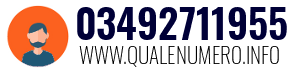 Numero di telefono 03492711955 03492711955