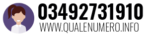 Numero di telefono 03492731910 03492731910