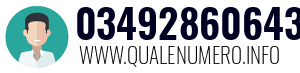 Numero di telefono 03492860643 03492860643