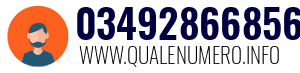 Numero di telefono 03492866856 03492866856