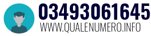 Numero di telefono 03493061645 03493061645