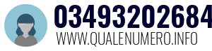 Numero di telefono 03493202684 03493202684