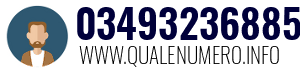 Numero di telefono 03493236885 03493236885