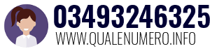 Numero di telefono 03493246325 03493246325