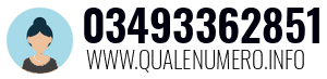 Numero di telefono 03493362851 03493362851