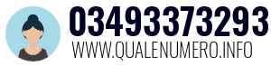 Numero di telefono 03493373293 03493373293