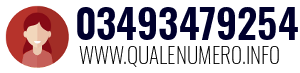 Numero di telefono 03493479254 03493479254